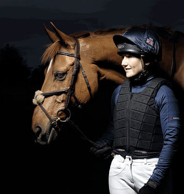 Gepersonaliseerd logo Veiligheid Padded lichtgewicht vest voor Jockey Comfortabel en beschermend