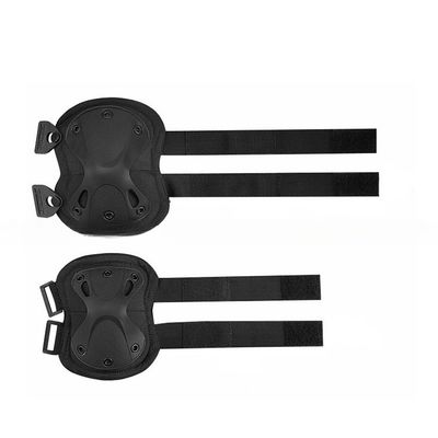 Gepersonaliseerd Logo Zwarte Knie Ellebogen Pads voor en Duurzame Bescherming