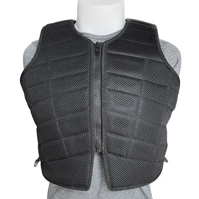 Aanpasbaar logo Ruiterlichaam vest met CE-certificering en EVA-blokbescherming