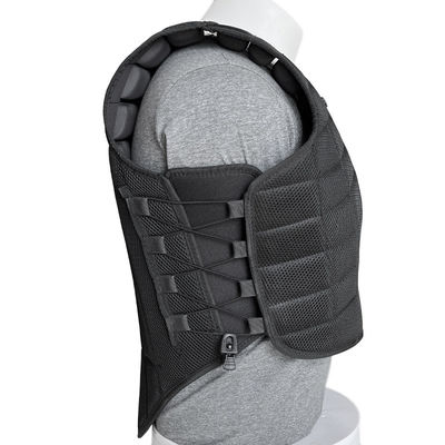 Aanpasbaar logo Ruiterlichaam vest met CE-certificering en EVA-blokbescherming