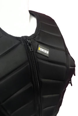 CE-certificering Zwarte paarden-rijders body vest voor lichte verzorging en bescherming