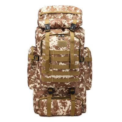 Polyester Lining 80L Grote capaciteit Kamperen Wandelen Rugzak voor reizen en trekking