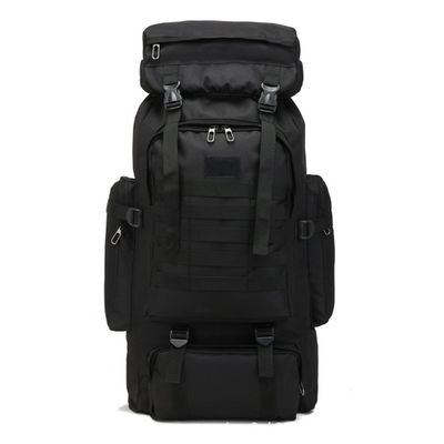 Polyester Lining 80L Grote capaciteit Kamperen Wandelen Rugzak voor reizen en trekking