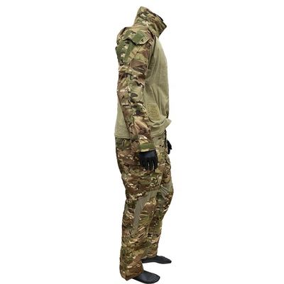 65% polyester 35% katoen trainingsuniform CP kleur kikkerpak met knie-elleboogkussens