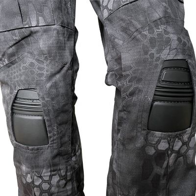 Polyester/kotton mannen lange mouwen gebreide overhemd Uniform kikker pak in aangepaste kleur