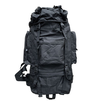 Oxford Materiaal Zwart 65L Multifunktioneel rugzak voor wandelen in het buitenleven Kamperen Trekking