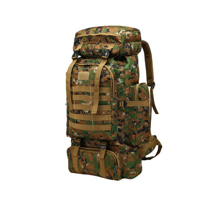 Soft Handle 80L Waterdicht Multifunktioneel Camouflage Hiking Bag voor Bergtraining