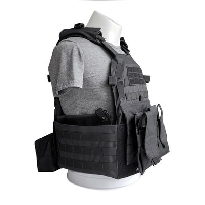 Multifunktioneel beschermvest met Molle-systeem en zakjes voor lichaamsveiligheid in maten S-2XL