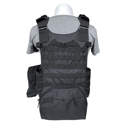 Multifunktioneel beschermvest met Molle-systeem en zakjes voor lichaamsveiligheid in maten S-2XL