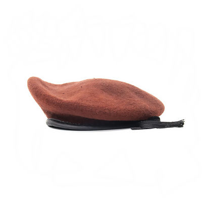 Gepersonaliseerde ademende comfortabele baret 100% wol materiaal voor volwassenen in casual style