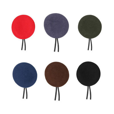 Gepersonaliseerde ademende comfortabele baret 100% wol materiaal voor volwassenen in casual style