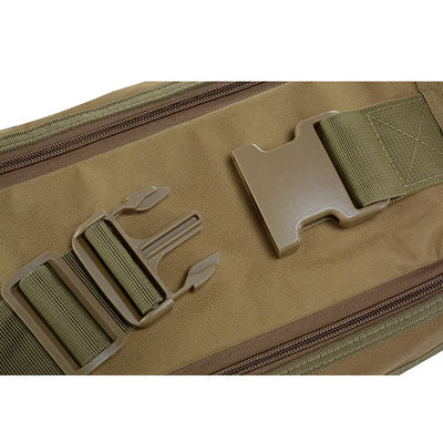 Comfortabele schouderrugzak khaki zak met buitenste frame en drie zakken