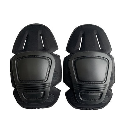 Professionele bescherming Knie- en elleboogkussens Flexibel zwart polyester voor veiligheid