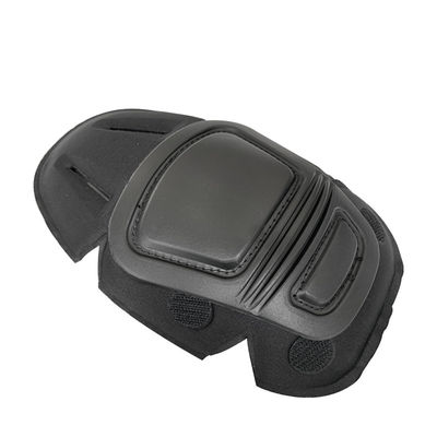 Professionele bescherming Knie- en elleboogkussens Flexibel zwart polyester voor veiligheid