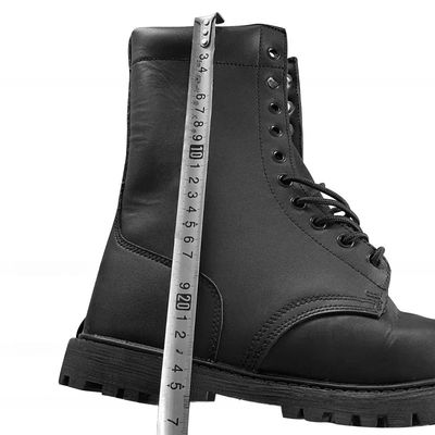 Lichte gevechtslaarzen voor mannen in zwarte kleur met PVC middenzool en PU bovenste materiaal