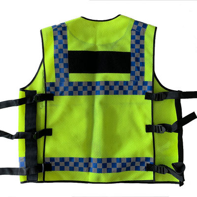 Polyestervest voor mannen met meervoudige functies, met haak, lus en andere kenmerken