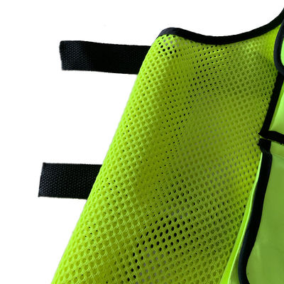 Polyestervest voor mannen met meervoudige functies, met haak, lus en andere kenmerken