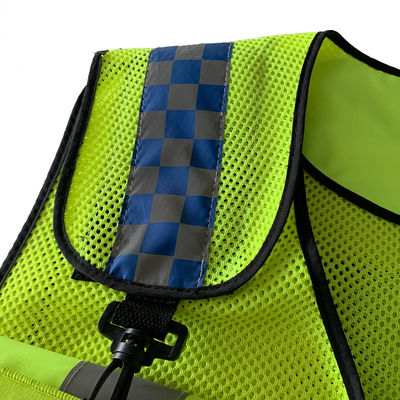 Polyestervest voor mannen met meervoudige functies, met haak, lus en andere kenmerken