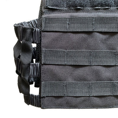 Zwart S-XXL sporttrainingsvest met snel loslaten