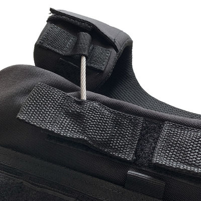 Zwart S-XXL sporttrainingsvest met snel loslaten