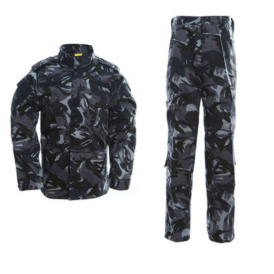 Aanpasbaar polyester/watten mannen camouflage werktraining pak voor wandelen in de buitenlucht