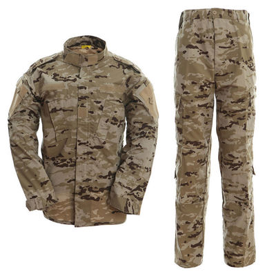 Aanpasbaar polyester/watten mannen camouflage werktraining pak voor wandelen in de buitenlucht