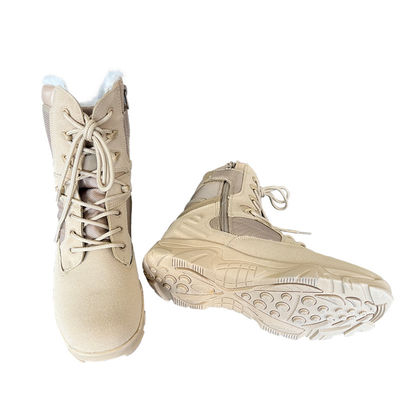 Op maat gemaakte 8 inch Oxford trainingslaarzen met mesh bekleding en duurzaam Oxford bovenste materiaal