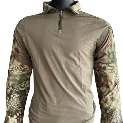 Outdoor ademend pak Olijfoliegroen Zwart kikkerpak met 4 seizoenen en TWILL stof