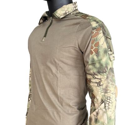 Outdoor ademend pak Olijfoliegroen Zwart kikkerpak met 4 seizoenen en TWILL stof