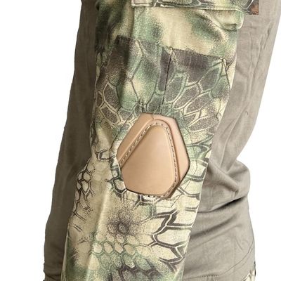Outdoor ademend pak Olijfoliegroen Zwart kikkerpak met 4 seizoenen en TWILL stof