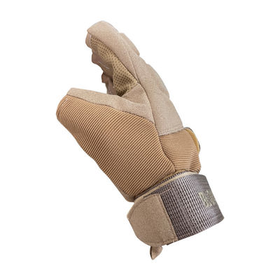 Blauwe wandelhandschoenen met ademend en weerbestendige ontwerp