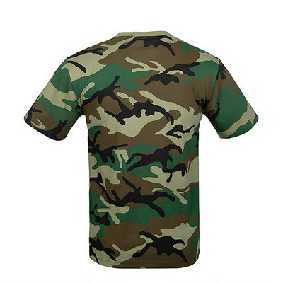 Basisbescherming T-shirt voor mannen voor buitensporten en polyester katoen