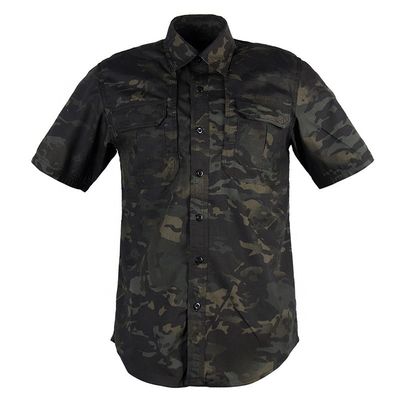 Casual shirts mannen formal dress shirt korte mouw korte shirt voor buiten dragen