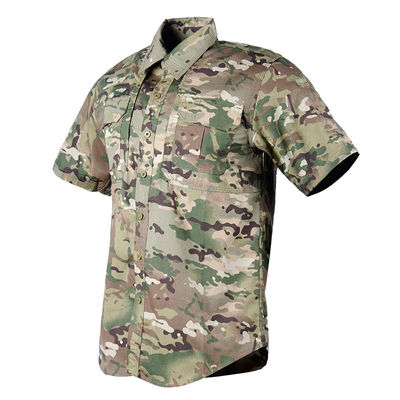 Gewoon gekleurd mannen plus size Cargo shirt korte mouw voor zomer mode herfst kleding