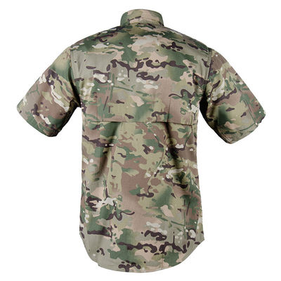Gewoon gekleurd mannen plus size Cargo shirt korte mouw voor zomer mode herfst kleding