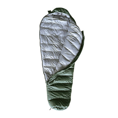 Buiten Duck Down thermische mummie slaapzak voor volwassenen en lichtgewicht ongeveer 2,2 kg/pc
