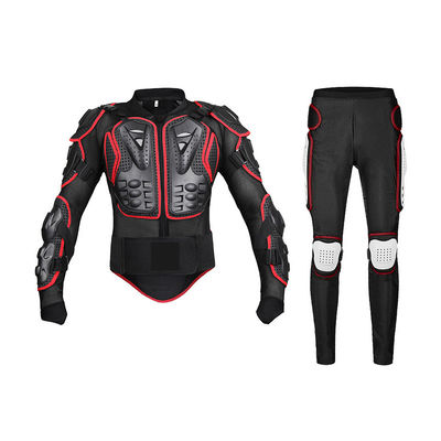 Gepersonaliseerd logo XXL Zwarte motorfiets uitrusting voor off-road cross-country protectoren pak