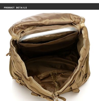 Gepersonaliseerde waterdichte 65L rugzak voor Outdoor Sport Traveling Softback