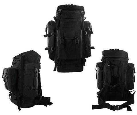 Zipper sluiting Outdoor training rugzak met Molle-systeem en waterfleshouder