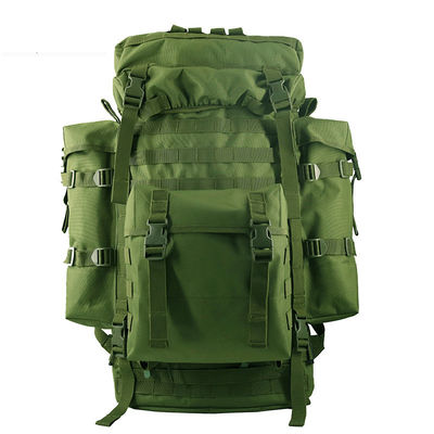 Zipper sluiting Outdoor training rugzak met Molle-systeem en waterfleshouder