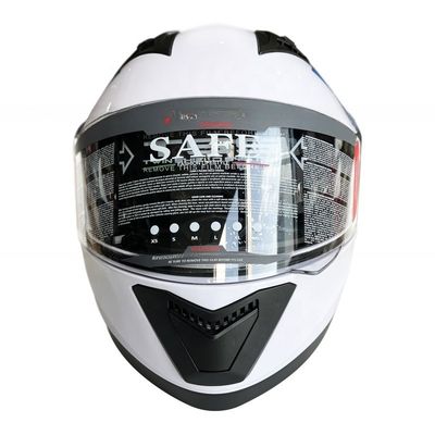 ABS Full Face Shield Motorcycle Riding Helmet voor universele seizoen zonder patroon