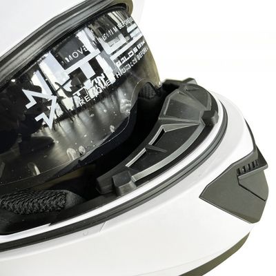 ABS Full Face Shield Motorcycle Riding Helmet voor universele seizoen zonder patroon