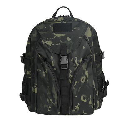 Khaki Outdoor Travel Backpack met multifunctioneel ontwerp en een innerlijke ritszak