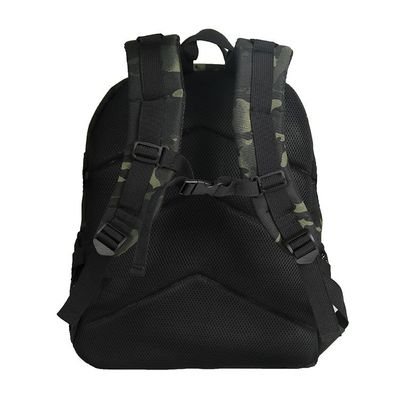 Khaki Outdoor Travel Backpack met multifunctioneel ontwerp en een innerlijke ritszak