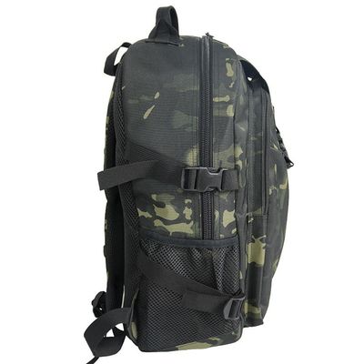 Khaki Outdoor Travel Backpack met multifunctioneel ontwerp en een innerlijke ritszak