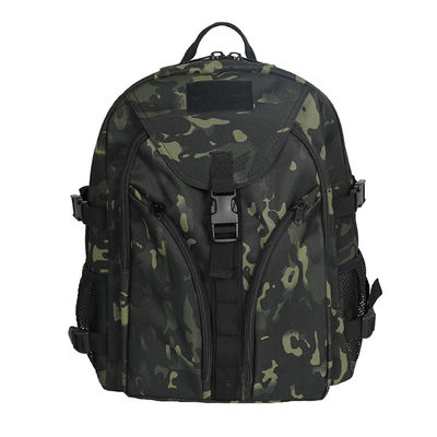 Khaki Outdoor Travel Backpack met multifunctioneel ontwerp en een innerlijke ritszak