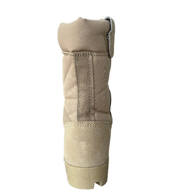36-47 Up-lace ruwe suede leer veiligheidsschoenen met harde toehoed en knalende rubberen zool
