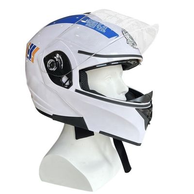 OEM ABS-materiaal Motorfietsrijden EVEN-stijl Standaard CE DOT ECE Helm vol gezicht