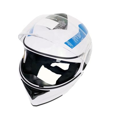 Motorfiets Full Face Helmet PC Visors voor XL Size Street Bike Motorbike Touring ABS Helmet