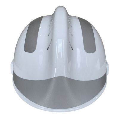 Hoge beveiliging brandbeveiligingshelm met wit ABS en curve visor